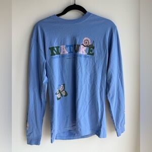 Parks Project Size Small Long Sleeve Blue Shirt